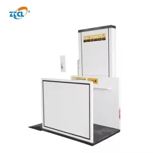 Hydraulic Vertical Outdoor Wheelchair Lift for Home