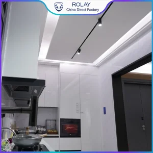 Smooth Sliding Rail Stable Shelf Placement Fade-Resistant Coating Modular Kitchen Cabinet System