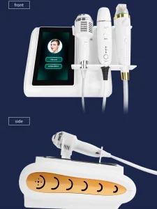 Dual-Function Ultrasound Knife and Cryo Hammer Skin Tightening Device