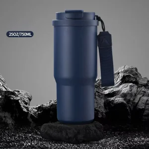 Business Gift Wholesale 24oz Food Grade Straw Tea Infuser Coffee Tumbler