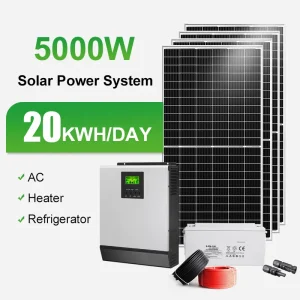 Yangyi off Grid MPPT Solar Power System 5Kw 10Kw 15Kw 20Kw Single/Three Phase Solar Energy Storage Complete Kit