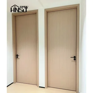 Wholesale Solid Wood Door Interior Wooden WPC Room Composite Entrance House Door Exterior Main Door Teak Wood Double Door Design Solid Wood Entrance Door Woo