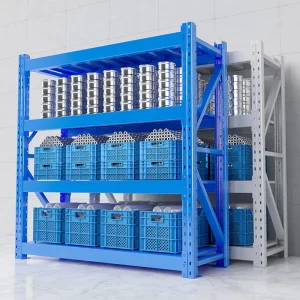 Factory Direct Durable Boltless Heavy Duty Storage Shelving Units with Adjustable Layers Shelves