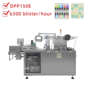 Mini Economical Aluminum Foil Dpp140 150 Pill Softgel Blister Packaging Machine