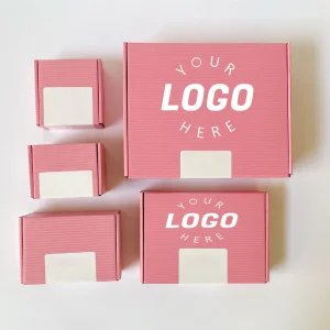 Custom Cosmetic Corrugated Paper Cardboard Shipping Lassh Boxes