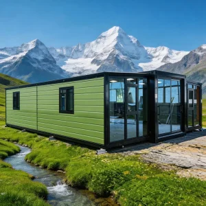 Casa modular expandible de contenedor de acero