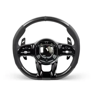 Customization Carbon Fiber Steering Wheel Auto Interior Accessories for Mercedes Benz W205 C63 808 E43 C300 C200 GLC SLK A45