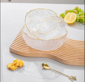 Logo Customization Sustainable High Quality Daily Glass Tableware