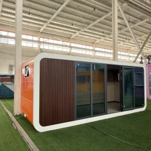 Modern Luxury Mobile Tiny Portable Pod Modular Prefab Apple Cabin House for Office/Hotel/Rresort/Inn/Airbnb