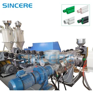 PPR Three Layers Pipe Making Machine Extrusion Production Line