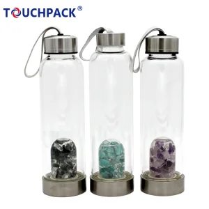 Gemstone Glass Bottle