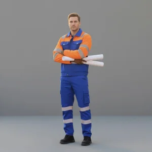 Anti Static Industrial Fireproof Polyester Waterproof Coverall
