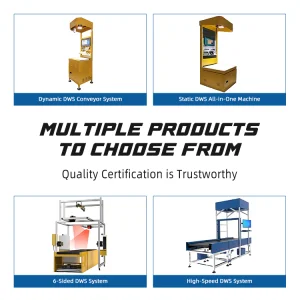 Precision In-Motion Parcel Scale With Integrated 3D Dimensioning