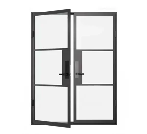 Exterior Entry Double Door Design Aluminum French Double Swing Casement Door