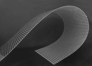 Invisible PCB Glass Surface Self Adhesive Transparent LED Film Display for Video Playing