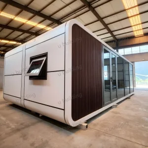 Cabaña modular portátil de manzana duradera y resistente a la intemperie