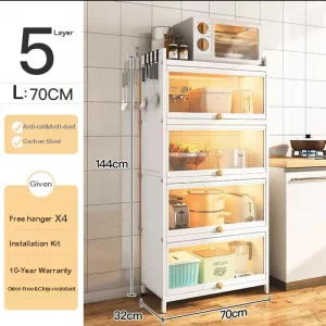 Kitchen Cabinet Storage Rack