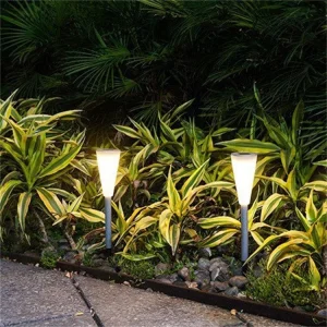 IP65 Waterproof Outdoor LED Garden Light Adjustable Cold/Warm White Solar Lawn Spot Light