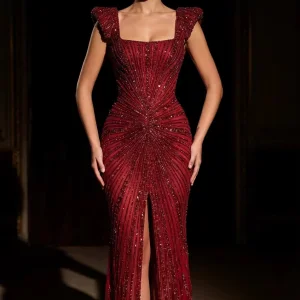 Mermaid Evening Gown Luxury Beading