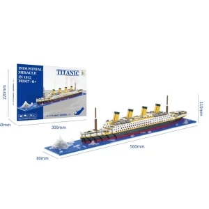 Juguete de barco Titanic