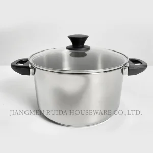 Dishwasher Safe Kitchenware Cookware Set Stainless Steel Soup Pot Casserole