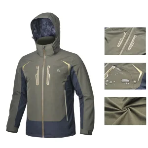Classic Waterproof/Windproof/Outdoor Breathable Popular Men Winter Jacket Windbreaker Green Color