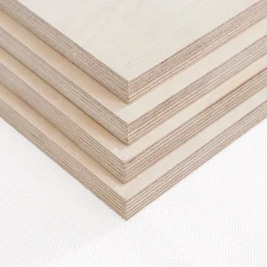 9mm 12mm 18mm BB/CC E0 Dynea Glue Full Baltic Birch Plywood for Construction
