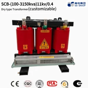 CE IEC Certificate 500kVA -4000kVA /10/6/0.4kv Power Distribution Transformer 35/0.4kv Epoxy Resin Casting F-H Level 35/10kv Dry-Type Power Supply Transformer