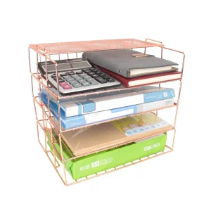 Desk Organizer/ Multilayer Mesh Paper Tray/Office File Organizer/Storage Rack for Desk Accessories