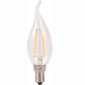 2700K Warm White E14 Vintage Edison LED Candle Light C35 Filament Bulb