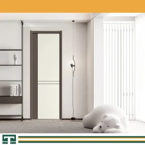 Customized waterproof fireproof wooden door