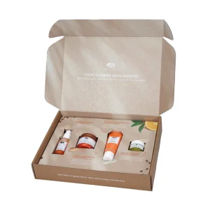 Custom Luxury Cosmetic Skin Care Set Organic Skincare Cardboard Packaging Paper Box with logo