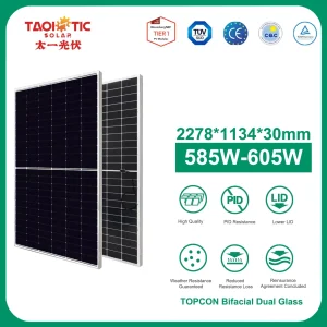 Panel Solar Industrial 585W