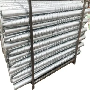 Photovoltaic Support Ground Pile, Spiral Anchor Steel Pipe Pile