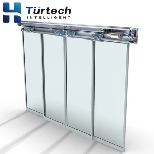 Hh125 Automatic Glass Sliding Door with Sensor 55W Motor Auto Door for Hotel