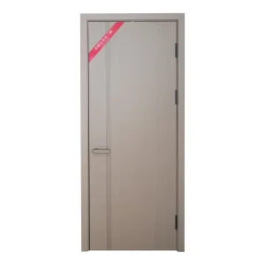 Modern Vertical Design Solid Wood Swing Front Door for Residential Entry Apartments Villas and Main Entrances