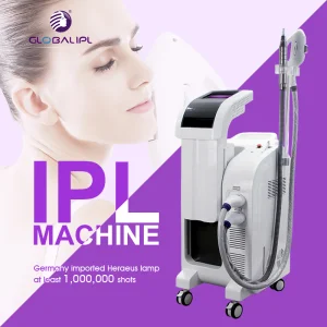 Stationary Multi Functional Professional 2500W Painless Ipl Facial Women Ice Hair Removal Beauty Salon Device