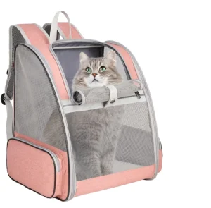 Lightweight Pet Carrier Backpack for Dogs and Cats with Bubble Design