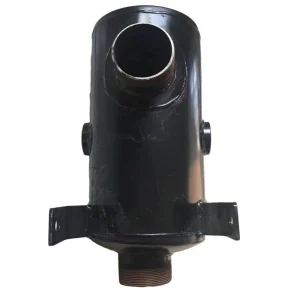 Cast Iron Exhaust Muffler &amp; Oil Mist Separator for Diesel Generators, Trucks, Marine Engines