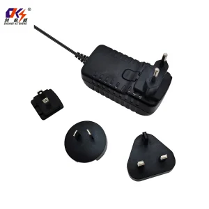 Chuangkesheng UE/EUA/AU/Reino Unido 12V 2.5A Adaptador de Plugue Multi Socket