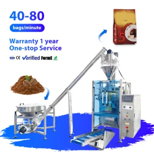 Automatic High Speed Vertical Weigher Coffee Powder Cocoa Powder Multifunctional Food Grade Powder Packaging Packing Machine
