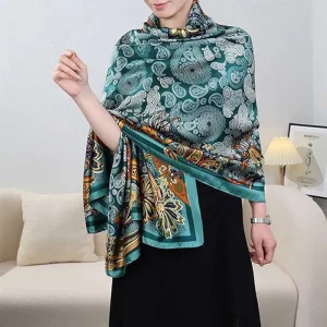 Digital Printed Silk Shawl