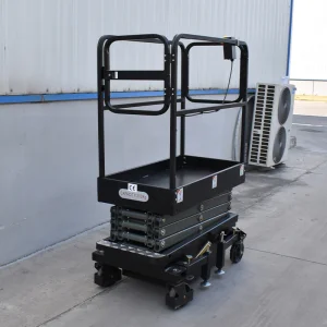 Compact 3m-5m Semi Electric Mobile Scissor Lift Tables Mini Small Electric Ladder Man Lift Platform for Sale