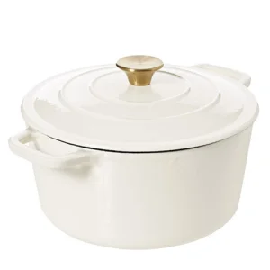 Wholesale China Supplier High Quality Restaurant 5L Enameled Colored Cast Iron Dutch Oven Ceramic Non-Stick Stainless Steel