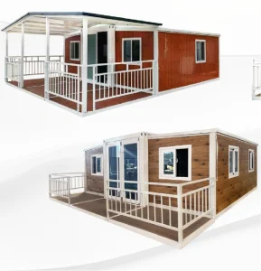 2b1b Luxury Prefabricated Modular Home Expandable Container House