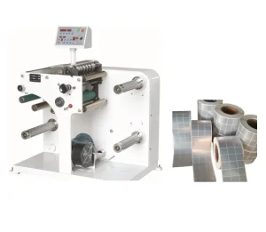 Adhesive Paper Label Roll Slitting and Rewinding Machine with Siemens PLC Engine Core Component