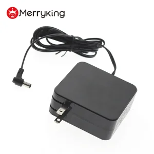 Universal 100-240VAC 50/60Hz Folding Us Plug AC DC Power Adapter 24V 2.5A Wall Adapter