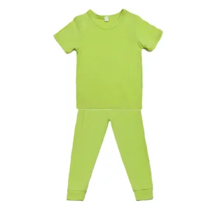 Summer Pajamas Set Short Sleeve Pant Sleepwear Homewear for Children