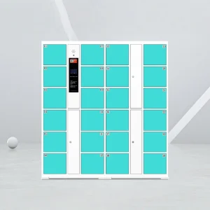 24-Door Steel Electronic Smart Storage Locker System