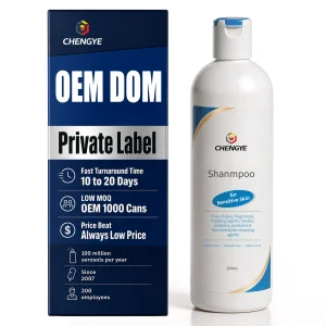 Sensitive Skin Gentle Hair Shampoo for Helps Reduce Flakes Sulfate-Free Paraben-Free for All Hair Types Daily Use Private Label